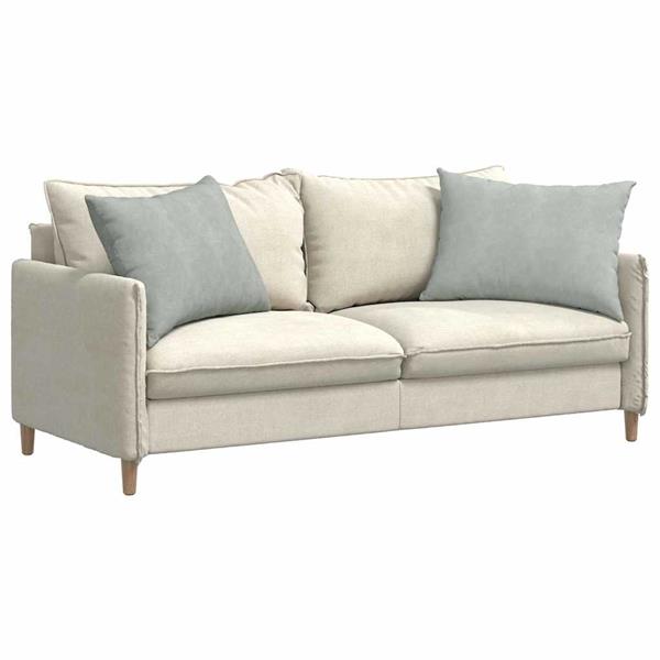 Grote foto vidaxl sofa kussens 2 pcs lichtgrijs 70 x 50 cm katoen stof huis en inrichting woningdecoratie