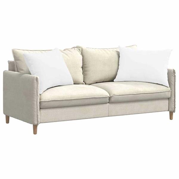 Grote foto vidaxl sofa kussens 2 pcs wit 70 x 50 cm stof huis en inrichting woningdecoratie