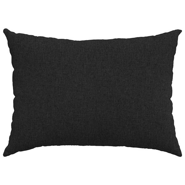 Grote foto vidaxl sofa kussens 2 pcs zwart 70 x 50 cm stof huis en inrichting woningdecoratie