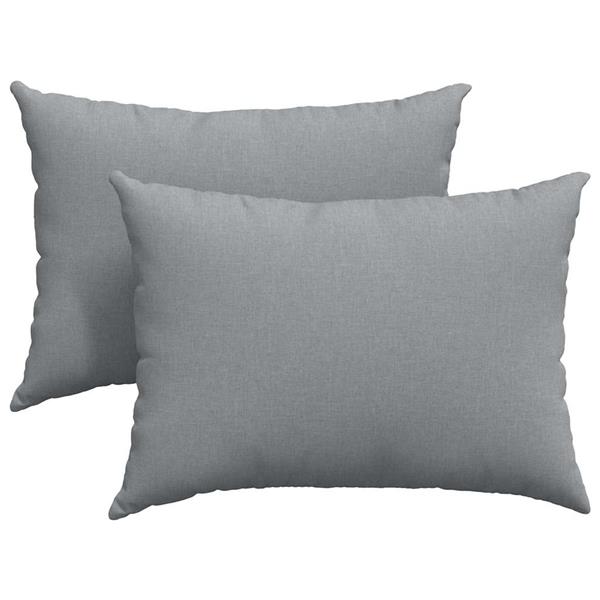 Grote foto vidaxl sofa kussens 2 pcs lichtgrijs 70 x 50 cm stof huis en inrichting woningdecoratie