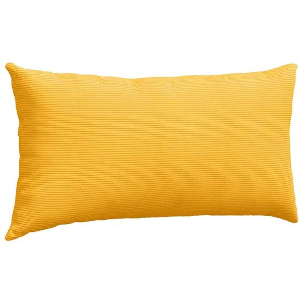 Grote foto vidaxl sofa kussens 2 pcs lichtgeel 80 x 40 cm katoen stof huis en inrichting woningdecoratie