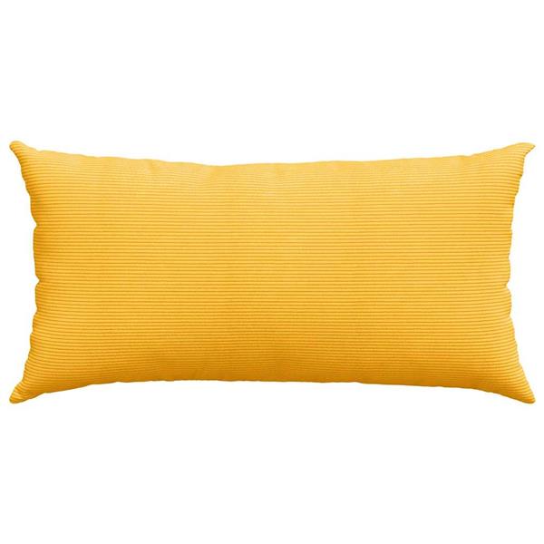 Grote foto vidaxl sofa kussens 2 pcs lichtgeel 80 x 40 cm katoen stof huis en inrichting woningdecoratie
