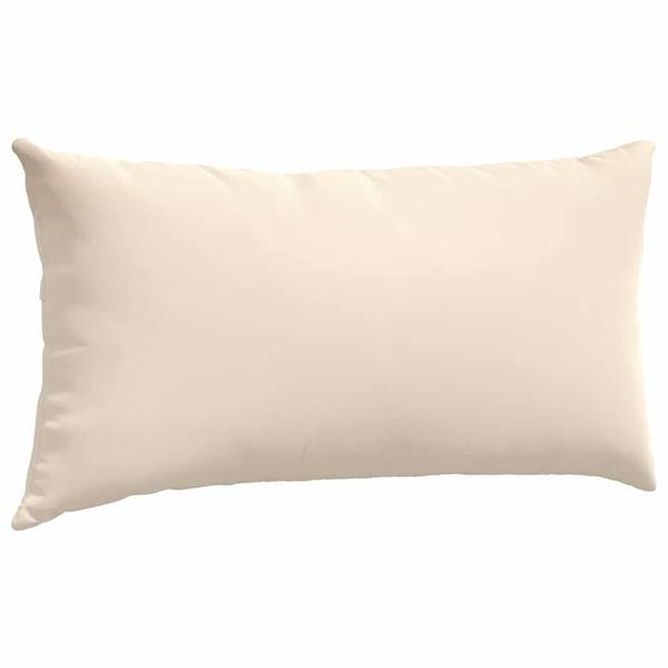 Grote foto vidaxl sofa kussens 2 pcs beige 80 x 40 cm stof huis en inrichting woningdecoratie