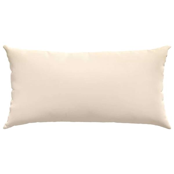 Grote foto vidaxl sofa kussens 2 pcs beige 80 x 40 cm stof huis en inrichting woningdecoratie