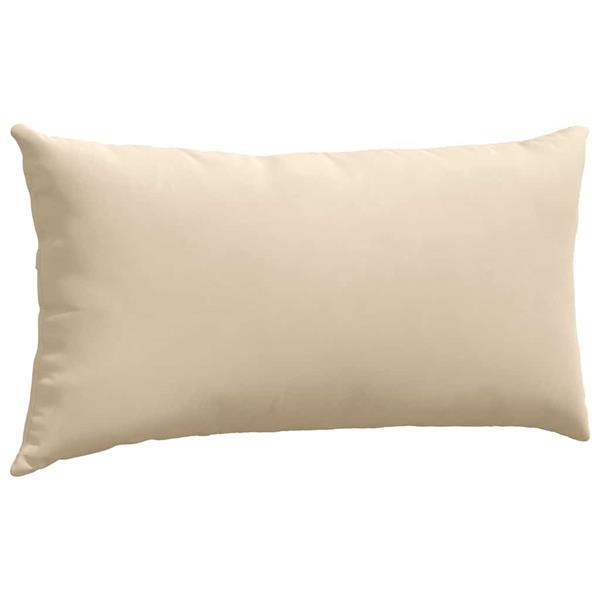 Grote foto vidaxl sofa kussens 2 pcs cr me 80 x 40 cm stof huis en inrichting woningdecoratie