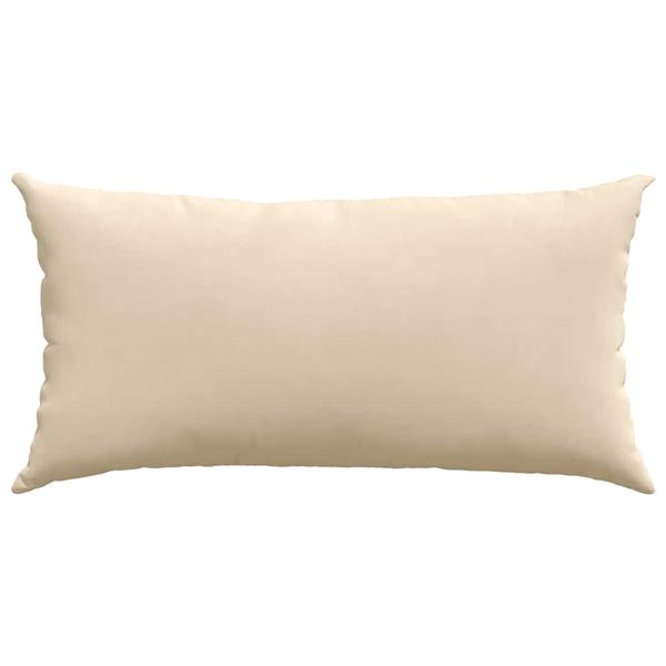Grote foto vidaxl sofa kussens 2 pcs cr me 80 x 40 cm stof huis en inrichting woningdecoratie