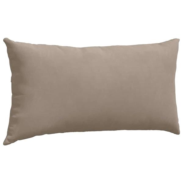 Grote foto vidaxl sofa kussens 2 pcs taupe 80 x 40 cm stof huis en inrichting woningdecoratie