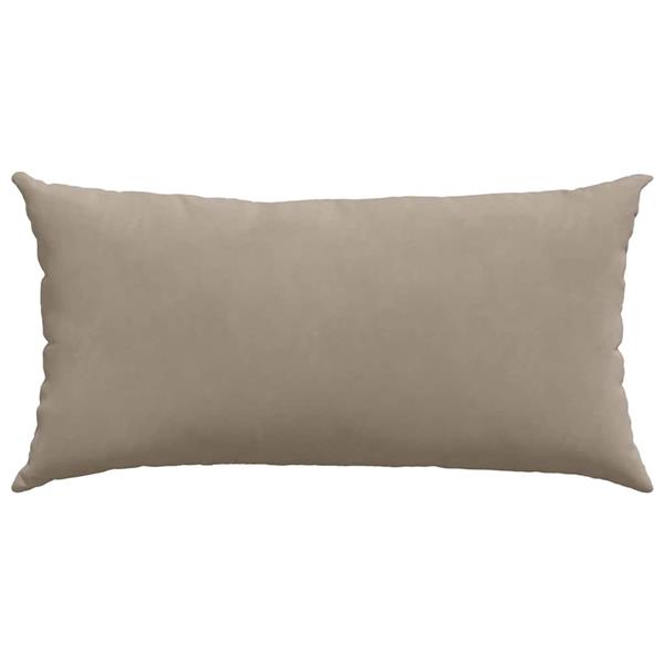 Grote foto vidaxl sofa kussens 2 pcs taupe 80 x 40 cm stof huis en inrichting woningdecoratie