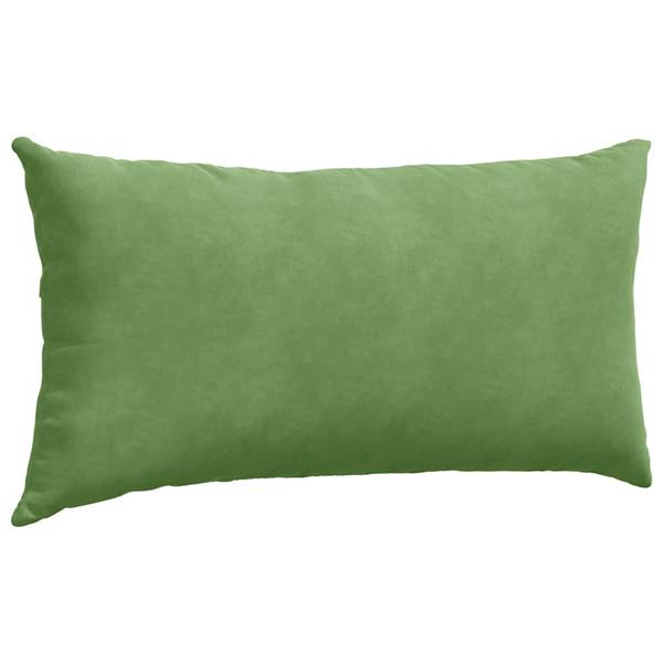 Grote foto vidaxl sofa kussens 2 pcs lichtgroen 80 x 40 cm katoen stof huis en inrichting woningdecoratie