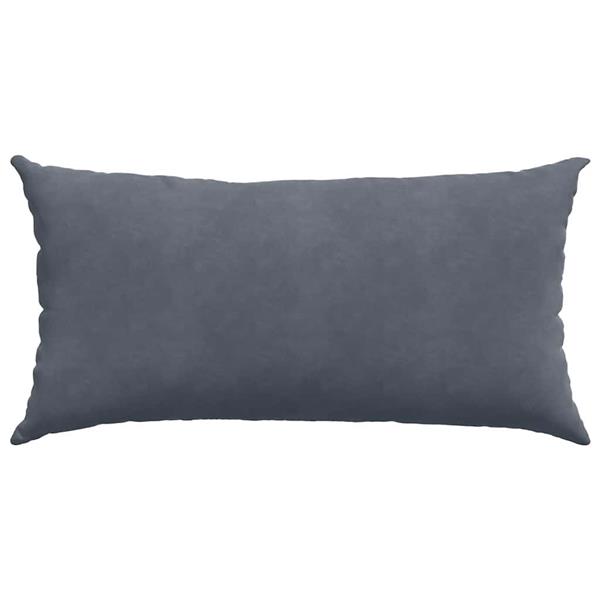 Grote foto vidaxl sofa kussens 2 pcs donkergrijs 80 x 40 cm katoen stof huis en inrichting woningdecoratie