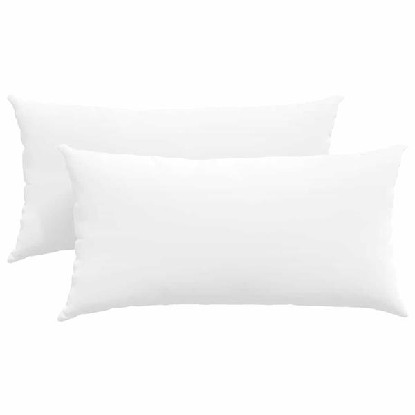 Grote foto vidaxl sofa kussens 2 pcs wit 80 x 40 cm stof huis en inrichting woningdecoratie