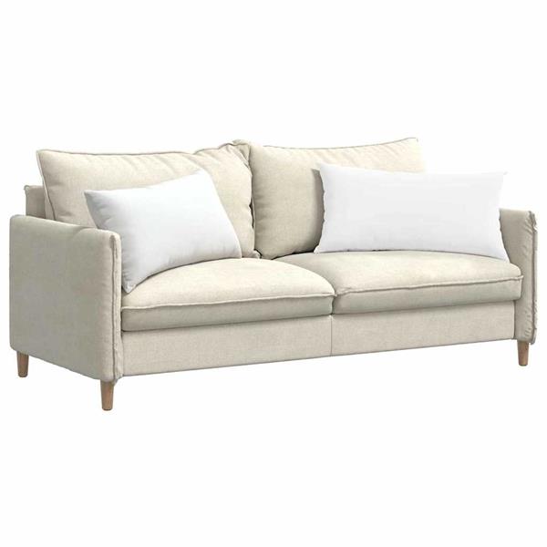 Grote foto vidaxl sofa kussens 2 pcs wit 80 x 40 cm stof huis en inrichting woningdecoratie