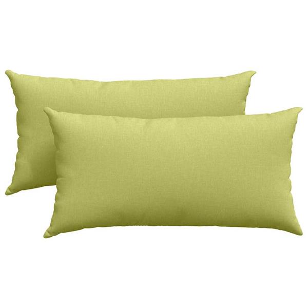 Grote foto vidaxl sofa kussens 2 pcs lichtgroen 80 x 40 cm stof huis en inrichting woningdecoratie