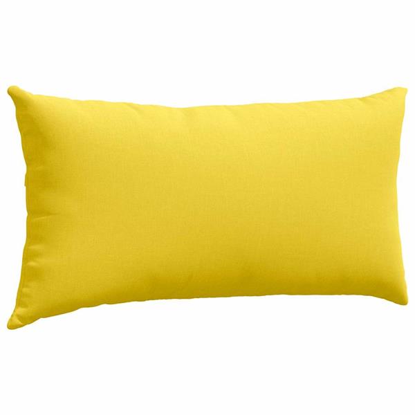 Grote foto vidaxl sofa kussens 2 pcs lichtgeel 80 x 40 cm stof huis en inrichting woningdecoratie