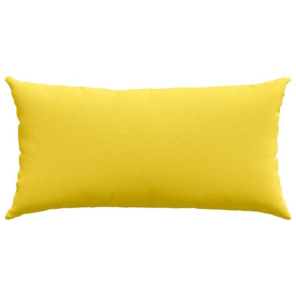 Grote foto vidaxl sofa kussens 2 pcs lichtgeel 80 x 40 cm stof huis en inrichting woningdecoratie