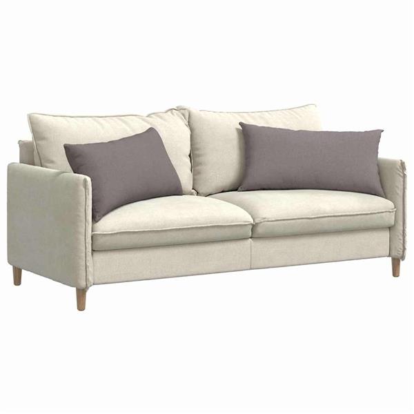 Grote foto vidaxl sofa kussens 2 pcs taupe 80 x 40 cm stof huis en inrichting woningdecoratie
