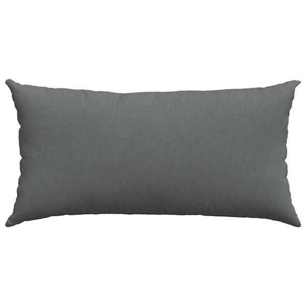Grote foto vidaxl sofa kussens 2 pcs donkergrijs 80 x 40 cm stof huis en inrichting woningdecoratie