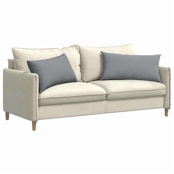 Grote foto vidaxl sofa kussens 2 pcs lichtgrijs 80 x 40 cm stof huis en inrichting woningdecoratie