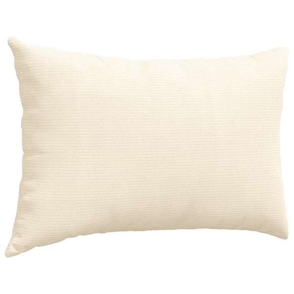 Grote foto vidaxl sofa kussens 2 pcs cr me 60 x 40 cm katoen stof huis en inrichting woningdecoratie