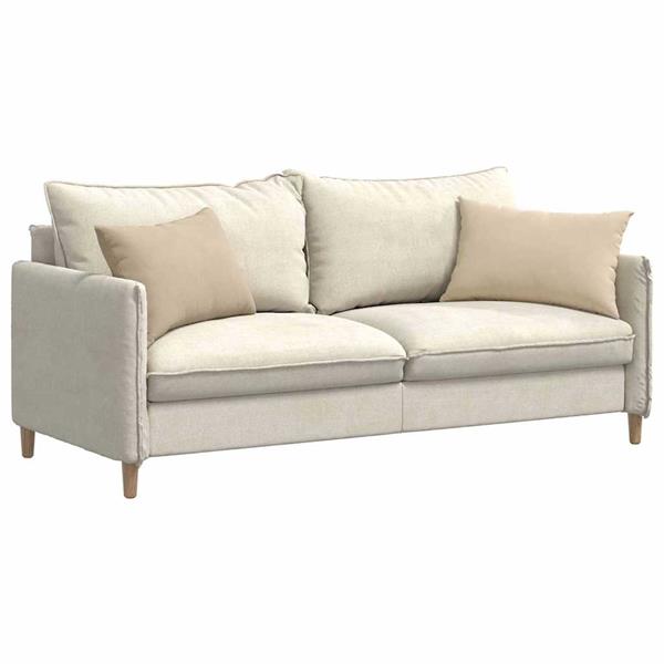 Grote foto vidaxl sofa kussens 2 pcs cr me 60 x 40 cm stof huis en inrichting woningdecoratie