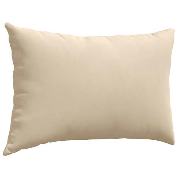 Grote foto vidaxl sofa kussens 2 pcs cr me 60 x 40 cm stof huis en inrichting woningdecoratie