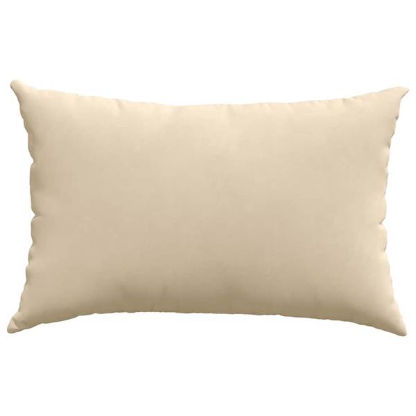 Grote foto vidaxl sofa kussens 2 pcs cr me 60 x 40 cm stof huis en inrichting woningdecoratie