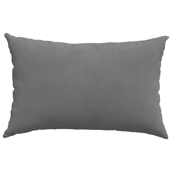 Grote foto vidaxl sofa kussens 2 pcs donkergrijs 60 x 40 cm stof huis en inrichting woningdecoratie