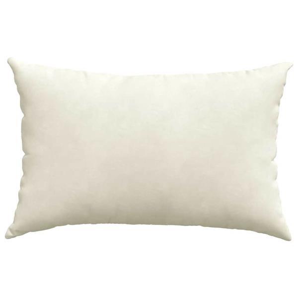 Grote foto vidaxl sofa kussens 2 pcs cr me 60 x 40 cm katoen stof huis en inrichting woningdecoratie