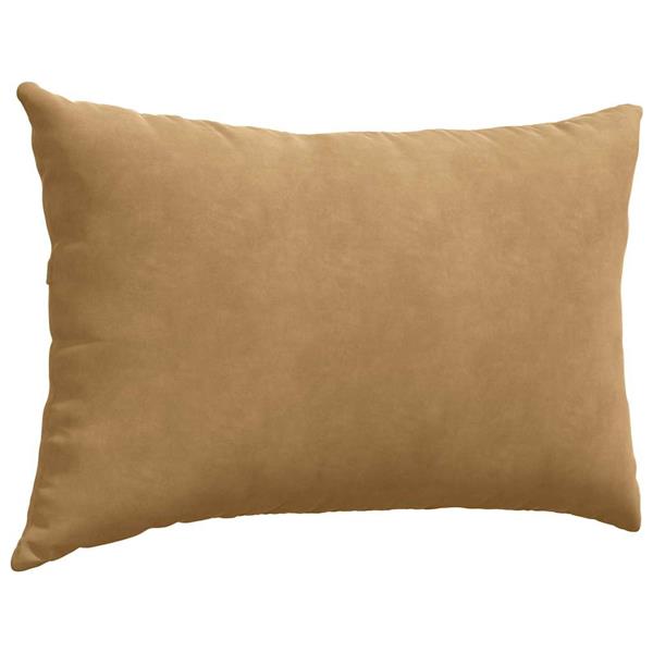 Grote foto vidaxl sofa kussens 2 pcs bruin 60 x 40 cm katoen stof huis en inrichting woningdecoratie