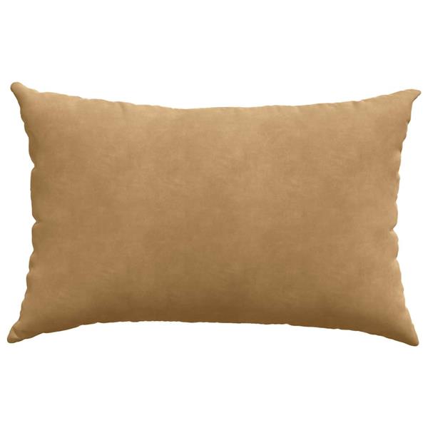 Grote foto vidaxl sofa kussens 2 pcs bruin 60 x 40 cm katoen stof huis en inrichting woningdecoratie