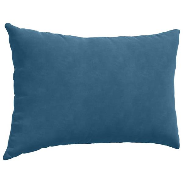 Grote foto vidaxl sofa kussens 2 pcs blauw 60 x 40 cm katoen stof huis en inrichting woningdecoratie