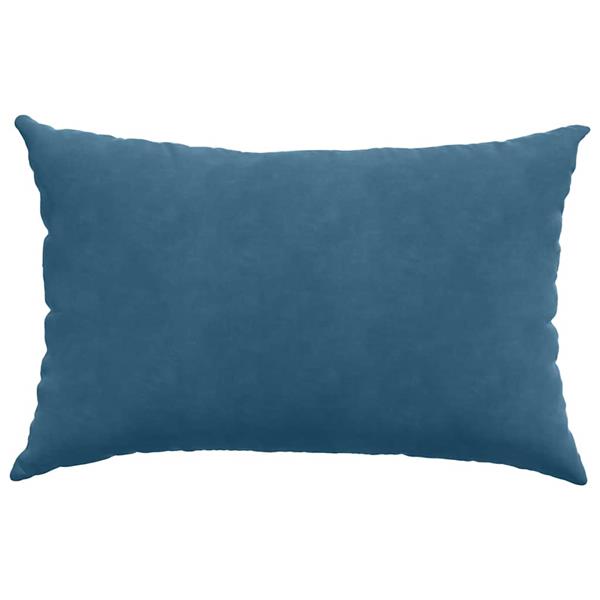Grote foto vidaxl sofa kussens 2 pcs blauw 60 x 40 cm katoen stof huis en inrichting woningdecoratie