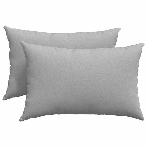 Grote foto vidaxl sofa kussens 2 pcs grijs 60 x 40 cm stof huis en inrichting woningdecoratie
