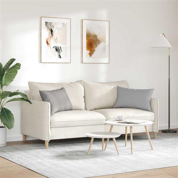 Grote foto vidaxl sofa kussens 2 pcs grijs 60 x 40 cm stof huis en inrichting woningdecoratie