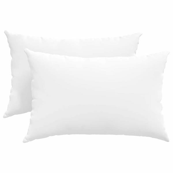 Grote foto vidaxl sofa kussens 2 pcs wit 60 x 40 cm stof huis en inrichting woningdecoratie