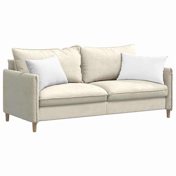 Grote foto vidaxl sofa kussens 2 pcs wit 60 x 40 cm stof huis en inrichting woningdecoratie