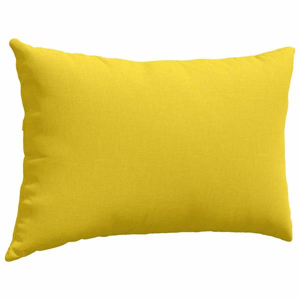 Grote foto vidaxl sofa kussens 2 pcs lichtgeel 60 x 40 cm stof huis en inrichting woningdecoratie
