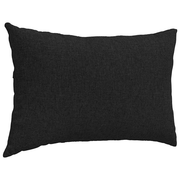 Grote foto vidaxl sofa kussens 2 pcs zwart 60 x 40 cm stof huis en inrichting woningdecoratie