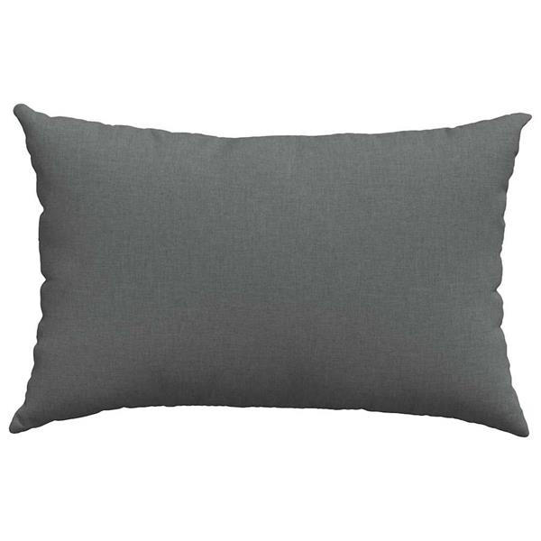 Grote foto vidaxl sofa kussens 2 pcs donkergrijs 60 x 40 cm stof huis en inrichting woningdecoratie