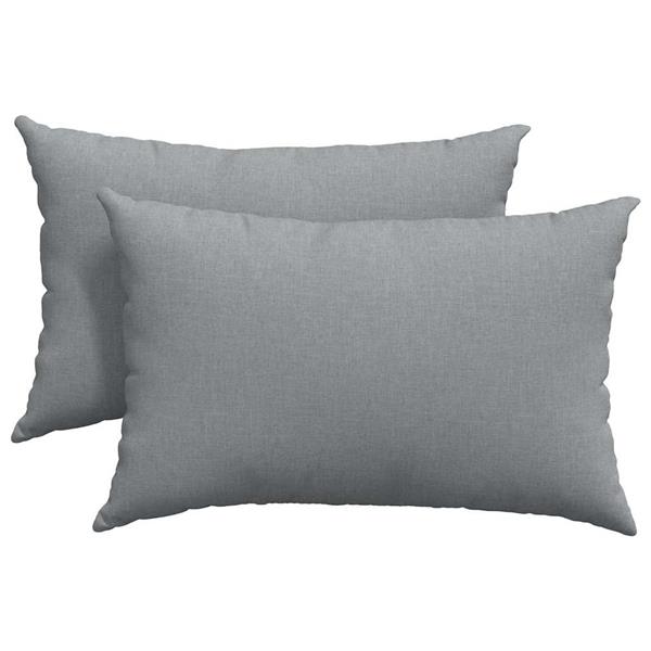 Grote foto vidaxl sofa kussens 2 pcs lichtgrijs 60 x 40 cm stof huis en inrichting woningdecoratie