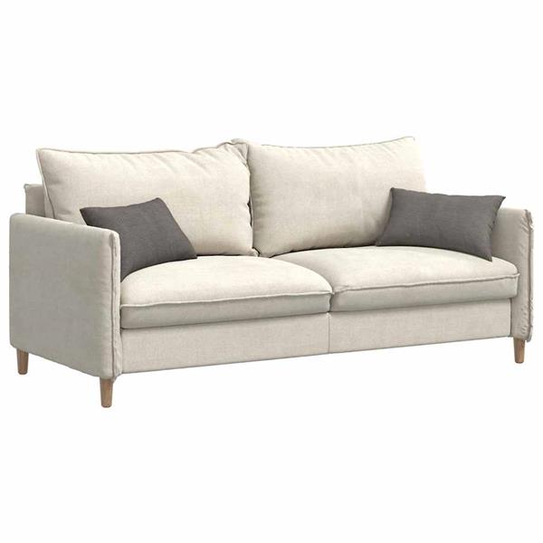 Grote foto vidaxl sofa kussens 2 pcs lichtgrijs 50 x 30 cm katoen stof huis en inrichting woningdecoratie