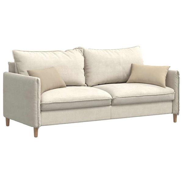 Grote foto vidaxl sofa kussens 2 pcs cr me 50 x 30 cm stof huis en inrichting woningdecoratie