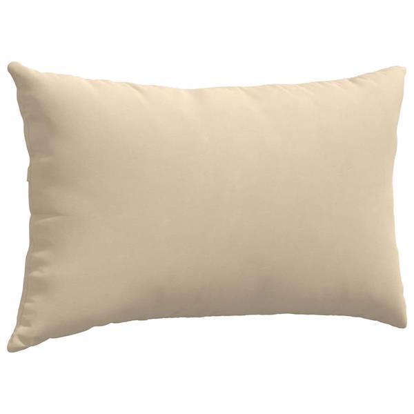 Grote foto vidaxl sofa kussens 2 pcs cr me 50 x 30 cm stof huis en inrichting woningdecoratie