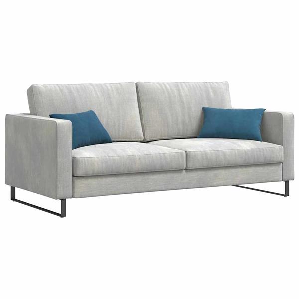Grote foto vidaxl sofa kussens 2 pcs blauw 50 x 30 cm katoen stof huis en inrichting woningdecoratie