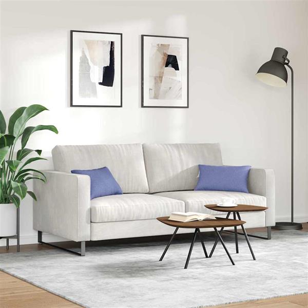 Grote foto vidaxl sofa kussens 2 pcs jeans blauw 50 x 30 cm stof huis en inrichting woningdecoratie