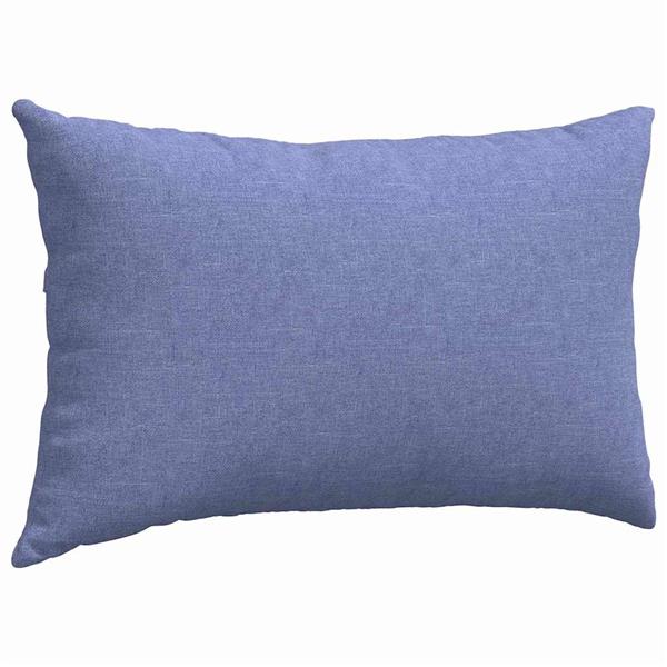 Grote foto vidaxl sofa kussens 2 pcs jeans blauw 50 x 30 cm stof huis en inrichting woningdecoratie
