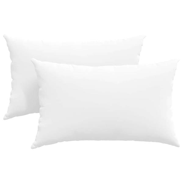 Grote foto vidaxl sofa kussens 2 pcs wit 50 x 30 cm stof huis en inrichting woningdecoratie