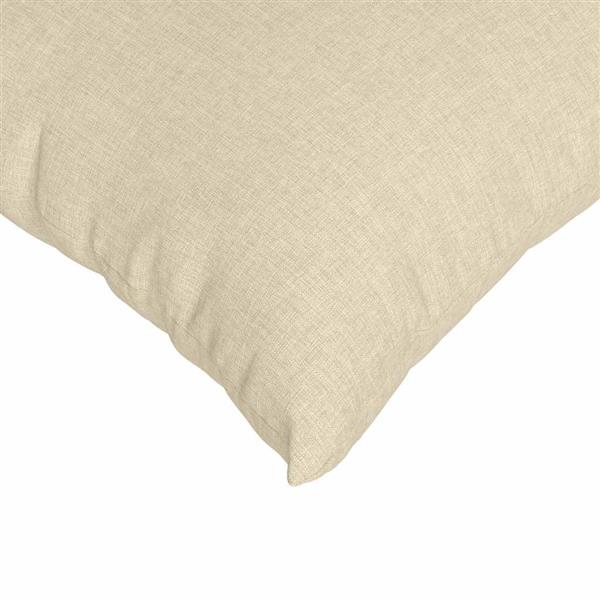 Grote foto vidaxl sofa kussens 2 pcs cr me 50 x 30 cm stof huis en inrichting woningdecoratie