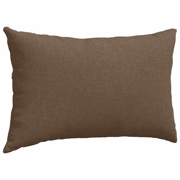 Grote foto vidaxl sofa kussens 2 pcs bruin 50 x 30 cm stof huis en inrichting woningdecoratie