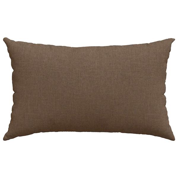 Grote foto vidaxl sofa kussens 2 pcs bruin 50 x 30 cm stof huis en inrichting woningdecoratie